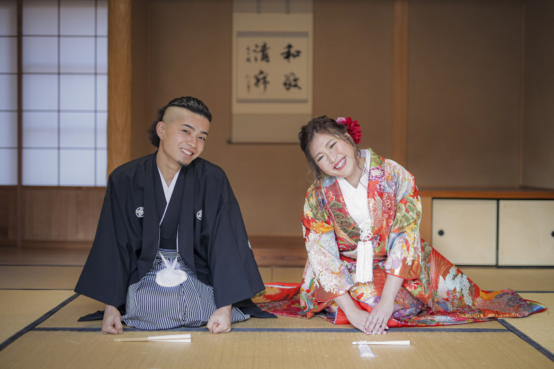 まずはここからスタート！市民公園の和室です～！