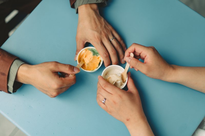 お二人が選んだフレーバーは？