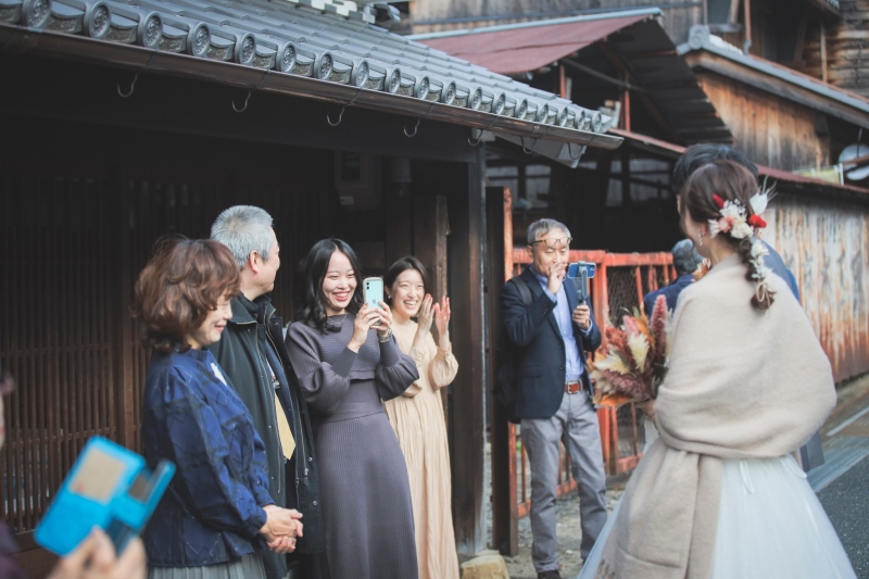 きゃあ～～！！可愛い！！そんな表情のご家族さん。