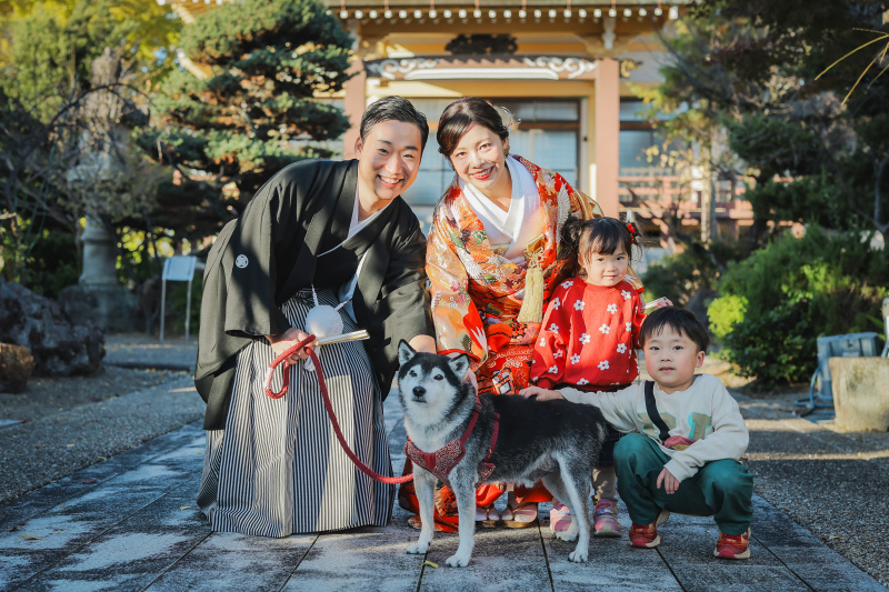 ワンちゃんも目線をありがとう！