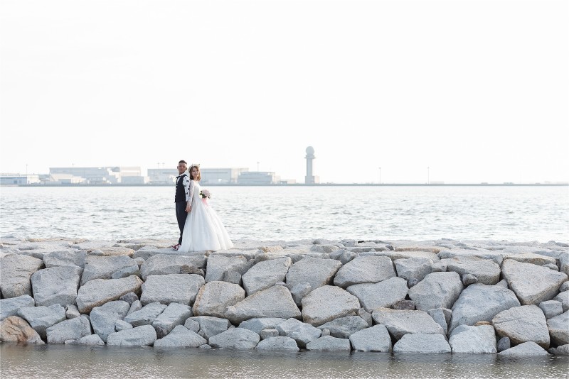 さぁ～！海に到着です～！いっぱい遊ぶぞ～！