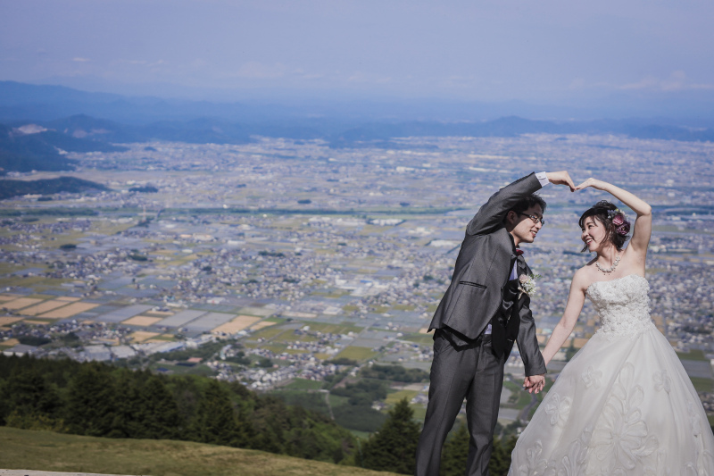 手を繋いで♡マーク！