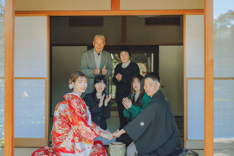 紅葉の岐阜公園+和室 ~祖父母さんとの想い出フォト~