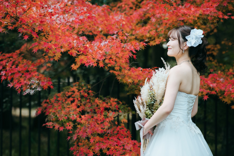 そして紅葉。深くて鮮やか。大人な雰囲気。