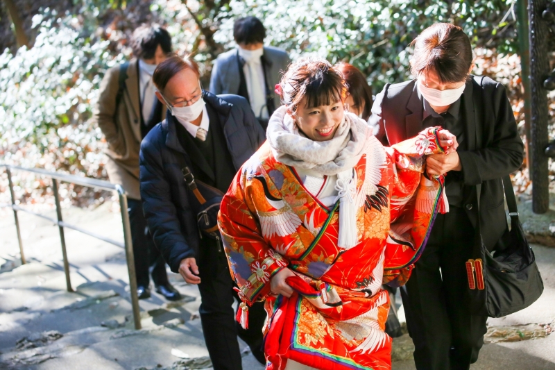 ロープウェイを降りたら、、、