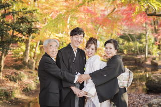 大切な親族とネコちゃん達の家族写真　～公園＆ご自宅～