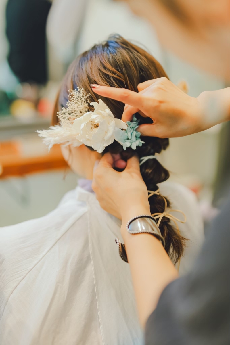 メイクもヘアスタイルもプロにお任せ~!