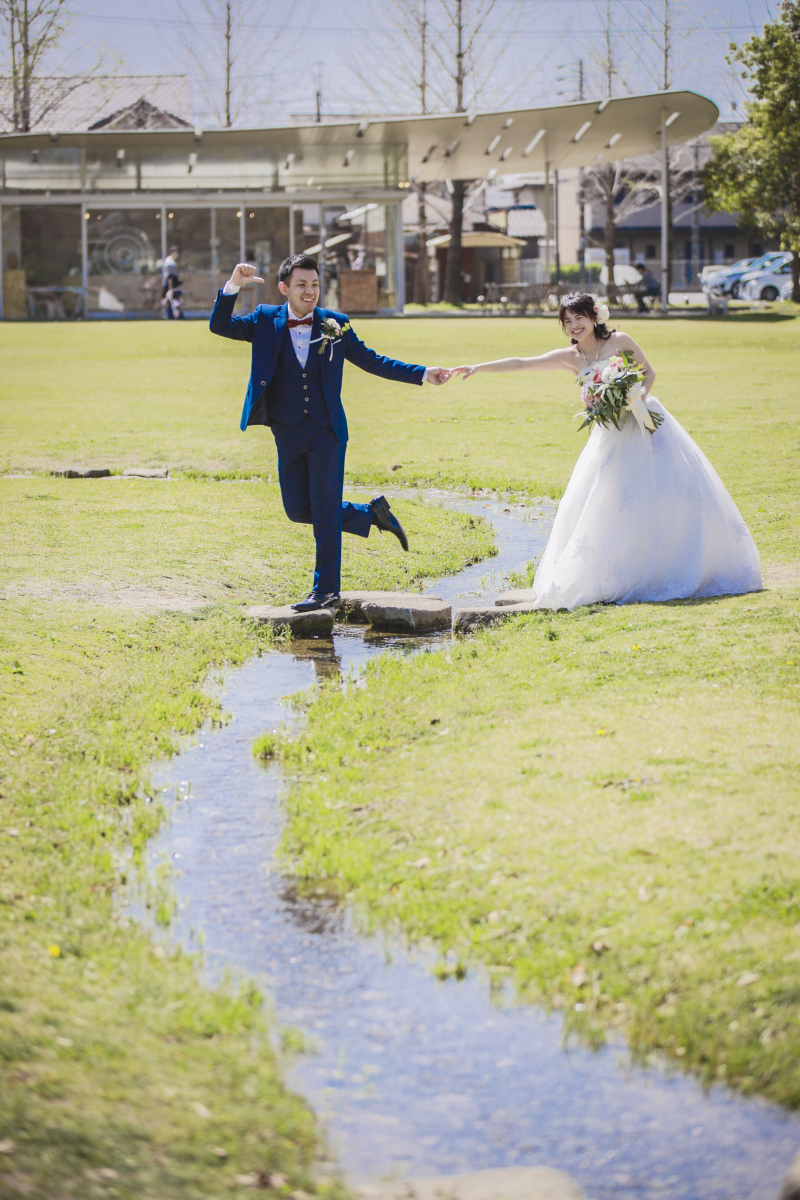 まずはお二人から撮影スタート!おっとっと、、、