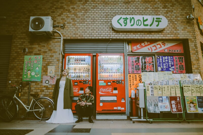 コカ・コーラと、くすりのヒノデ