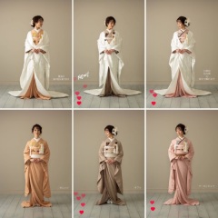 衣装ランクアップA(白無垢&色打掛/色掛下)