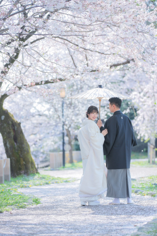 LAUGH PHOTO WEDDING_和装ロケーション（春・夏）