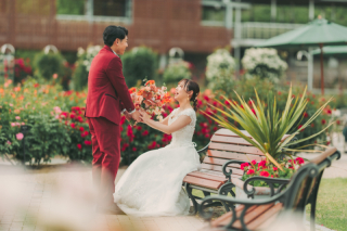LAUGH PHOTO WEDDING_洋装ロケーション（冬・秋）