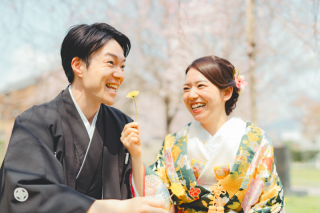 LAUGH PHOTO WEDDING_和装ロケーション(春・夏)