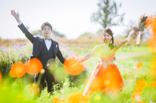 LAUGH PHOTO WEDDING_洋装ロケーション（冬・秋）