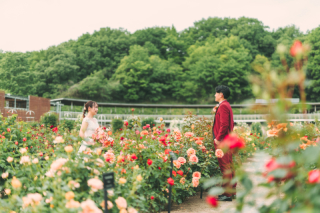 LAUGH PHOTO WEDDING_洋装ロケーション（冬・秋）