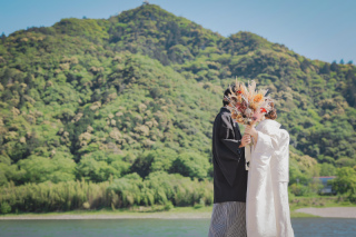 LAUGH PHOTO WEDDING_和装ロケーション(春・夏)