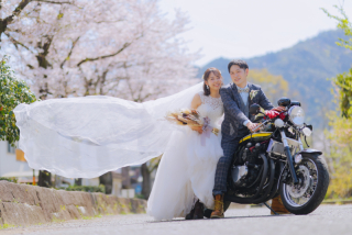 ≪桜フォト予約START≫【長良公園など】洋装1着 100～150カット前後データ付／他のロケ地でもＯＫ／専門店の豊富な衣装