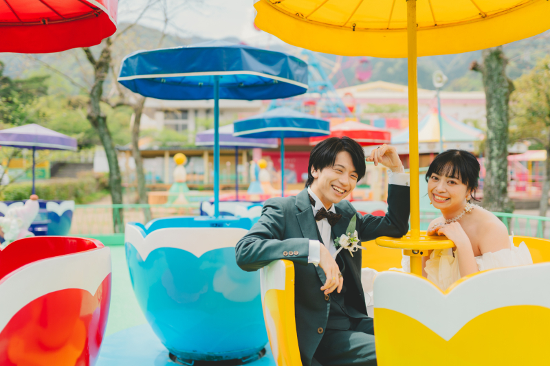 【養老ランド遊園地】≪昭和レトロ、ヴィンテージフォト≫洋装1着 100~150カット前後データ付/出張費込/専門店の豊富な衣装
