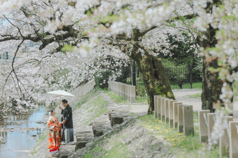 ≪桜フォト12/1～受付開始≫【岐阜公園など】和装1着 100～150カット前後データ付／他のロケ地でもＯＫ／専門店の豊富な衣装