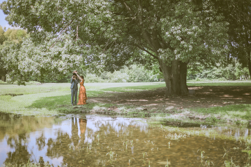 【各務原学びの森】洋装1着ロケーション 100～150カット前後データ付／出張費／専門店の豊富な衣装からお選び頂けます