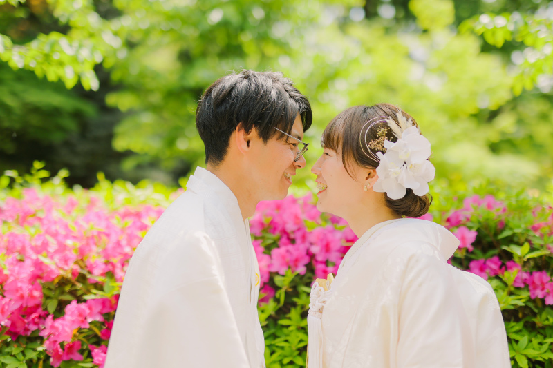 ≪公園フォト≫【ツツジ・紫陽花・新緑など】和装1着 100～150カット前後データ付／ロケ地ご提案／専門店の豊富な衣装