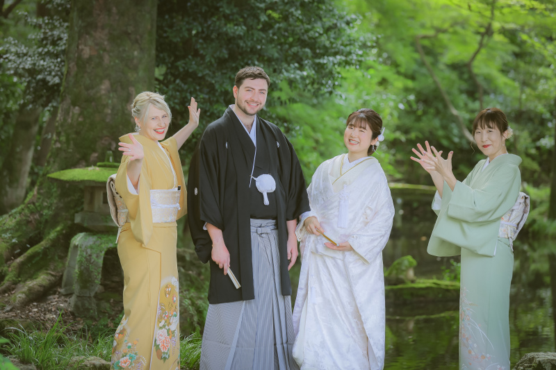 【ビーチと新緑◆衣装2着】洋装1着ビーチ＋和装1着200～250カット前後データ付／出張費、ビーチ使用料込み／専門店の豊富な衣装