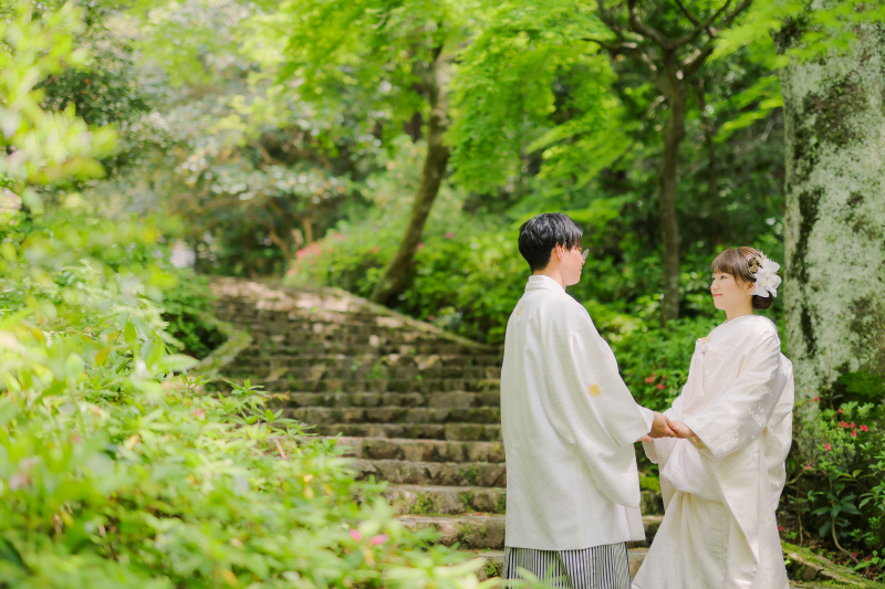 ≪公園フォト≫【ツツジ・紫陽花・新緑など】和装1着 100～150カット前後データ付／ロケ地ご提案／専門店の豊富な衣装