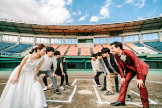 長良川球場　野球フォト【洋装1着ロケーションプラン】必要な物は全てコミコミ 150～200カット前後データ付き