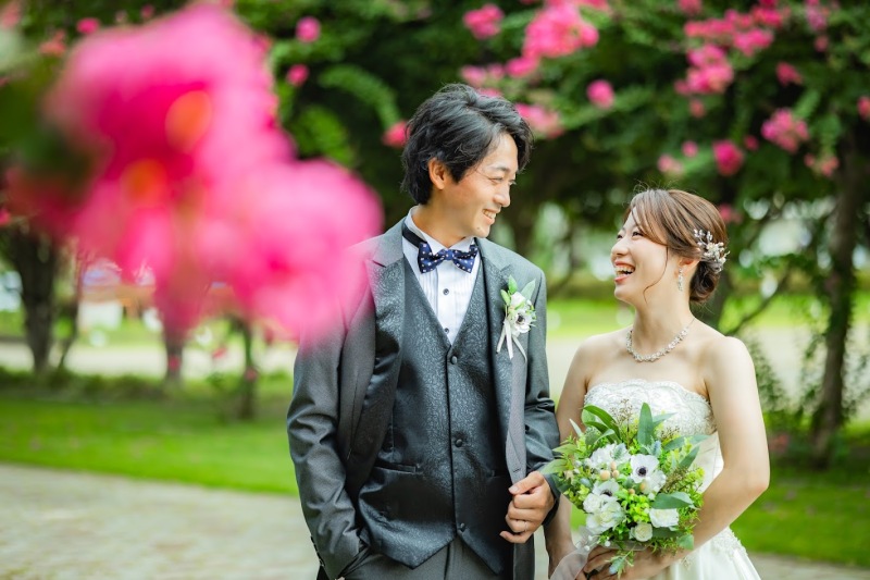≪公園フォト衣装2着≫洋装1着+和装1着 200~250カット前後データ付/50か所以上のロケ地からご提案/専門店でしっかり試着