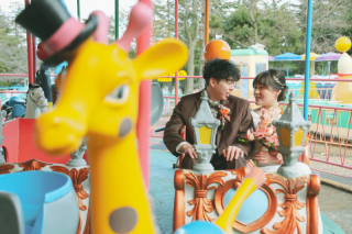 ≪12月～3月限定で土日撮影もOK≫【養老ランド遊園地】洋装1着 100～150カット前後データ付／出張費込／専門店の豊富な衣装