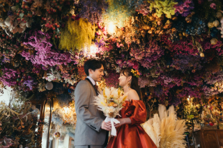 お花に囲まれたこだわり前撮り