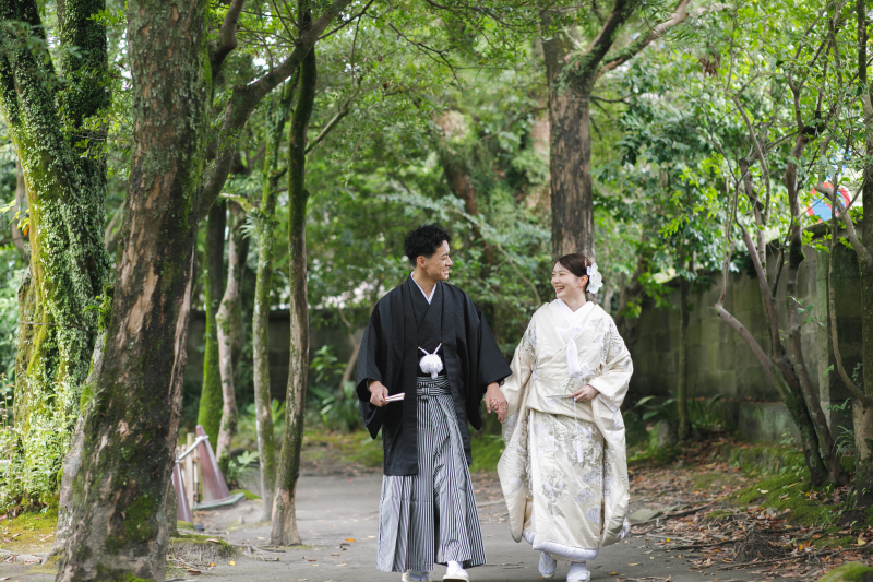 自然なお姿のおふたりをパシャリ