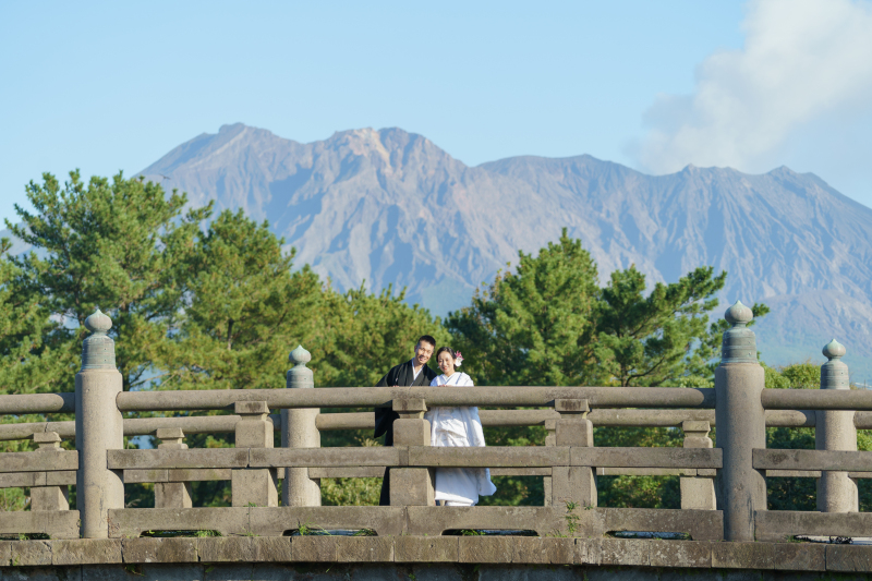 石橋記念公園での和装前撮り