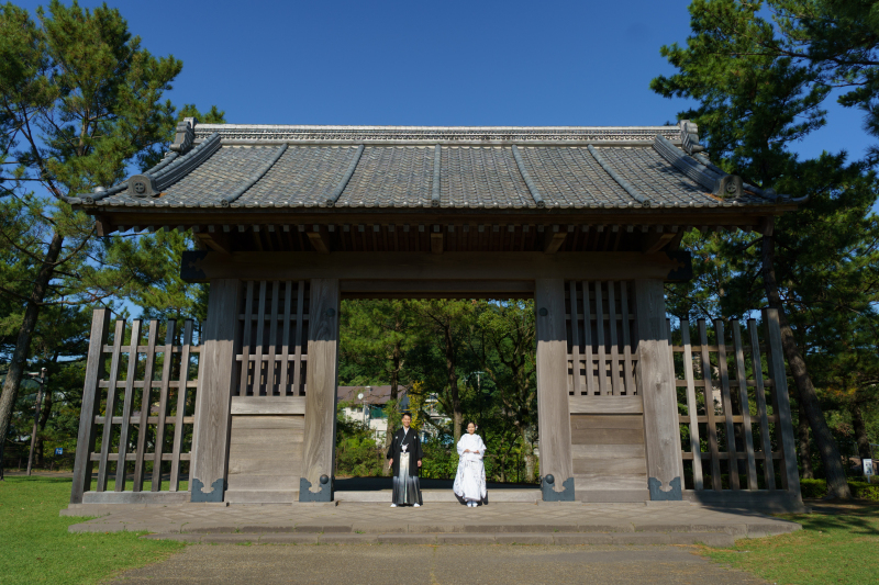 石橋記念公園での白無垢前撮り