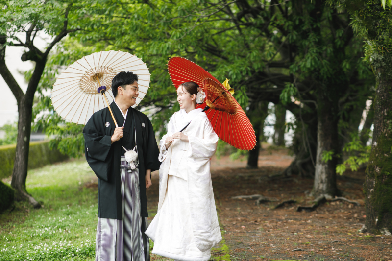 スタジオ付近の松林から撮影スタート！