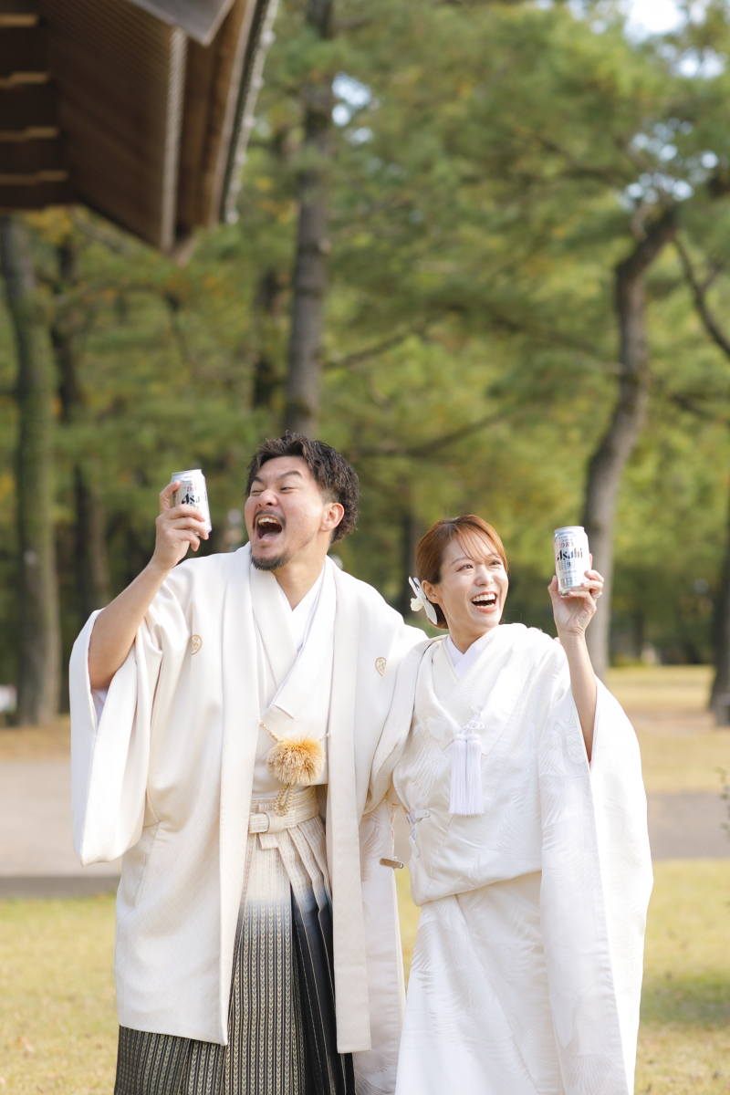 ビールで乾杯!