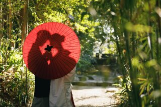 玉里邸園での和装前撮り