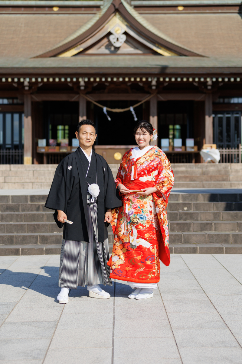 【11月までの特別価格】《結婚式のプロが叶える》護国神社:本格神前式&特別フォトウェディング◆データ120カット付き