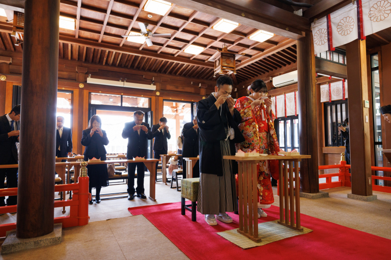 【11月までの特別価格】《結婚式のプロが叶える》護国神社:本格神前式&特別フォトウェディング◆データ120カット付き