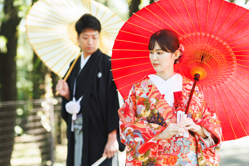 【和と洋の美を一度に】和装+洋装スタジオフォト《平日撮影限定:通常価格より¥55,000もお得♪》◆データ300カット付き