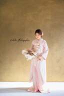 ハーフプラン用　掛下＊無地桃