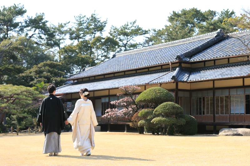 こぶたしゃしんかん_庭園で撮影できる