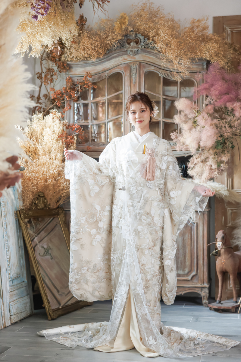 レース色打掛はとにかく可愛い！！