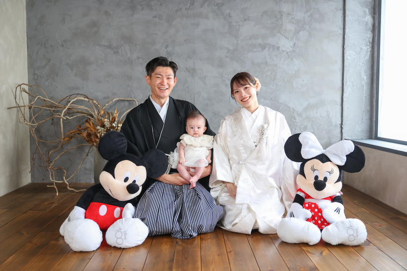 【ファミリーPlan】両親でもお子さまでも◎家族で残すセルフ撮影写真！《衣装含め追加料金ゼロ》データ60カット全てコミコミ