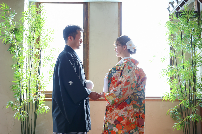 白無垢&色打掛両方撮影!スタジオ&ロケーション両方希望の方に!