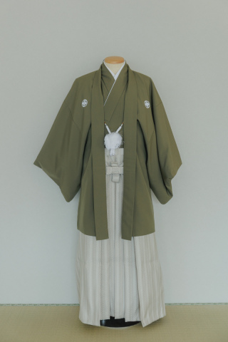 紋付袴（カーキ）