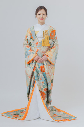 菊花青海紋