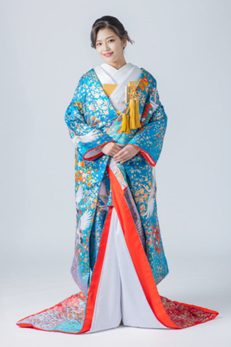 藍天花散らし