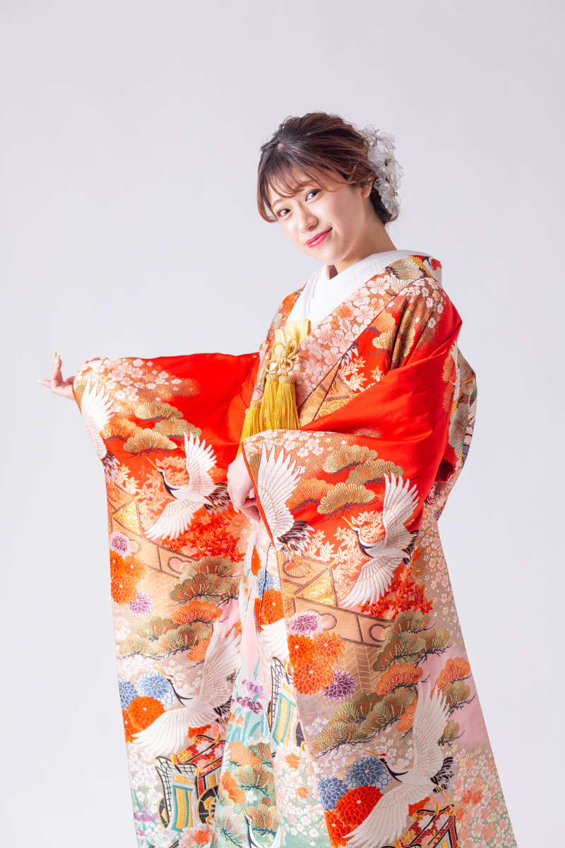 鶴松花暈し