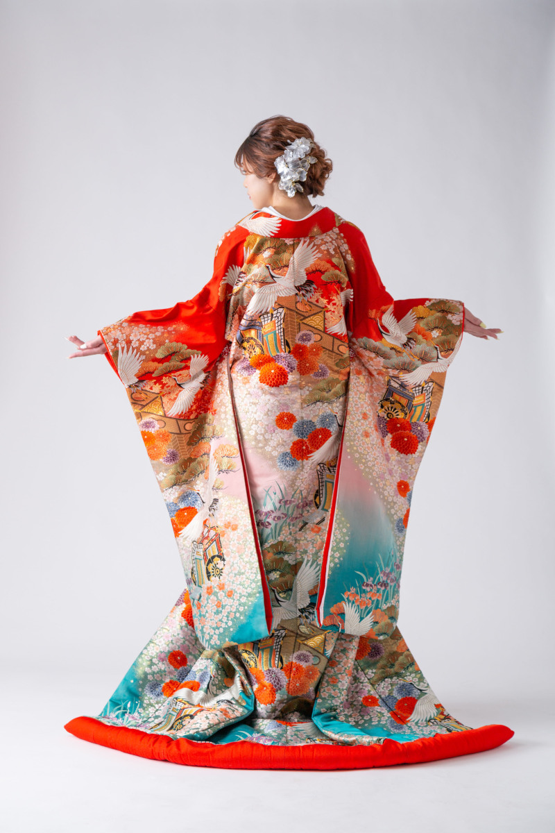 鶴松花暈し